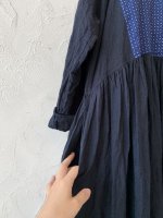 画像6: MARCHE' DE SOEUR/ターシャのワンピース・濃紺 (6)