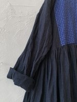 画像4: MARCHE' DE SOEUR/ターシャのワンピース・濃紺 (4)