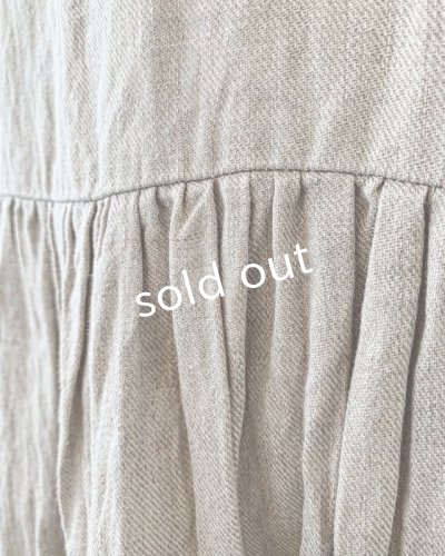 画像7: Avenue／後ろりぼんのフリルカラーワンピース・生成り