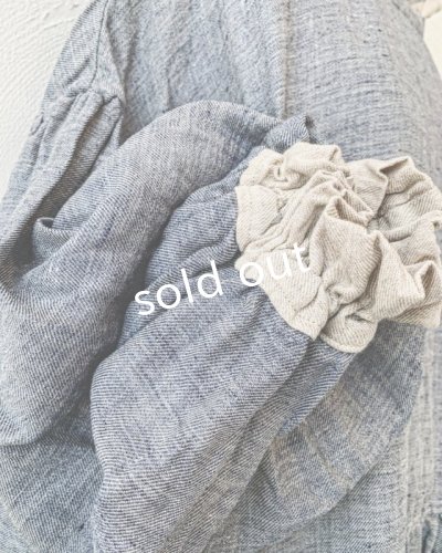 画像7: Avenue／バイカラーフードワンピース・ネイビー