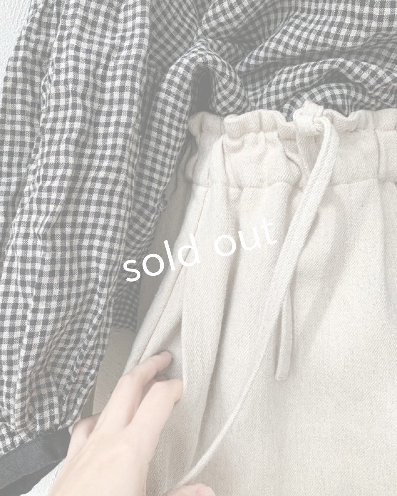 画像5: MARCHE' DE SOEUR／ピエロパンツ・杢ベージュ (5)