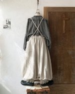 画像2: MARCHE' DE SOEUR／ピエロパンツ・杢ベージュ (2)
