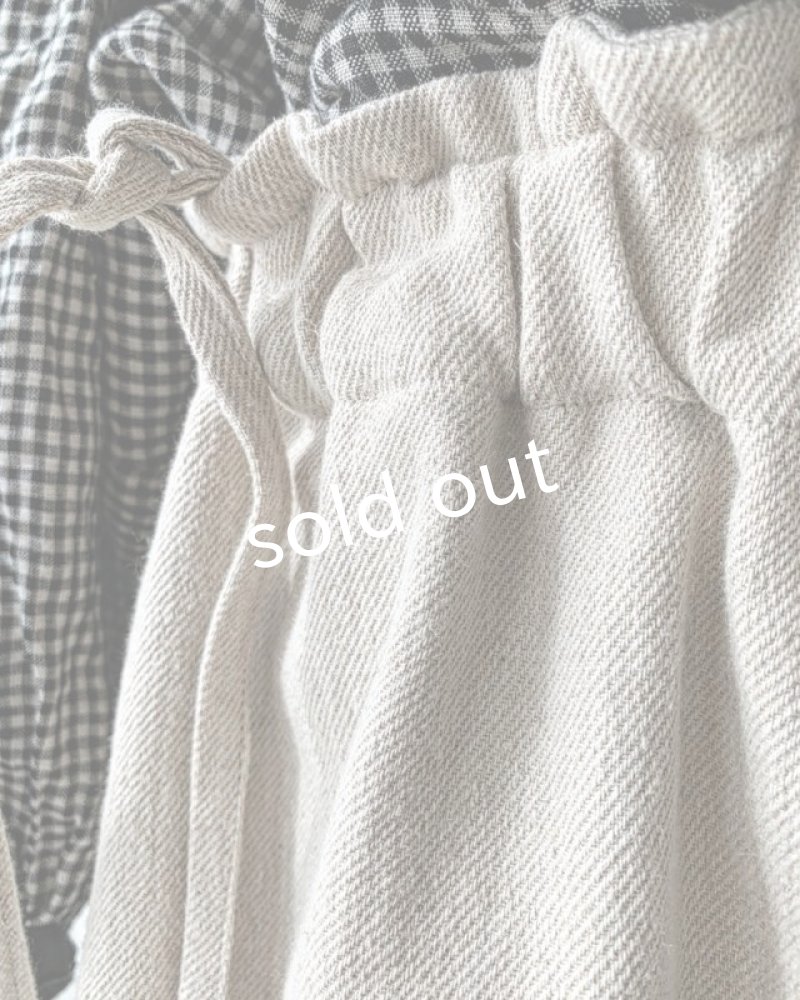 画像9: MARCHE' DE SOEUR／ピエロパンツ・杢ベージュ (9)