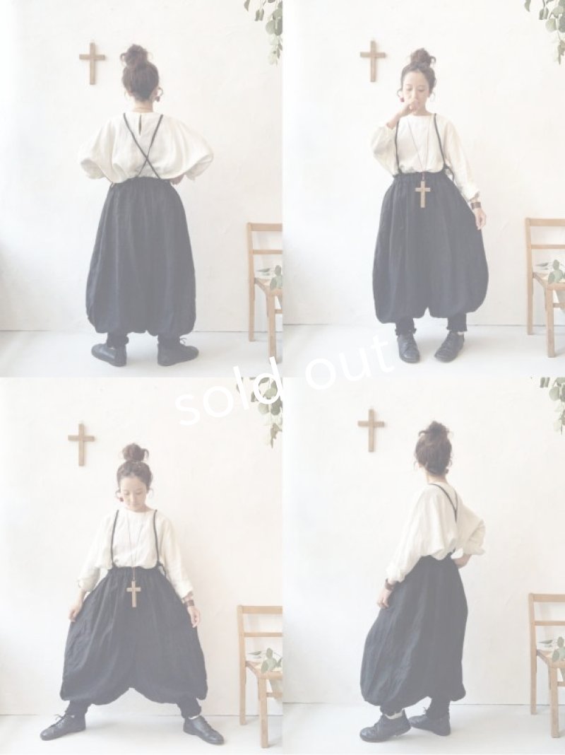 画像10: MARCHE' DE SOEUR／ピエロパンツ・杢ベージュ (10)