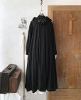 画像9: HALLELUJAH／Robe Medievale a Capuche フードドレス・black