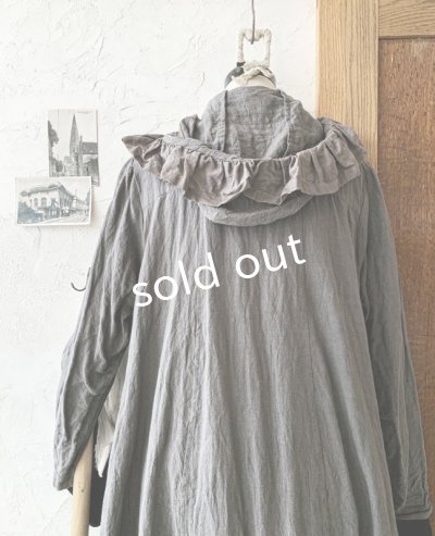 画像14: HALLELUJAH/Robe Medievale a Capuche フードドレス・gray