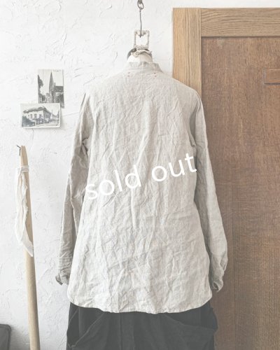 画像7: HALLELUJAH／Victorian Chemise ヴィクトリアシャツ・flax