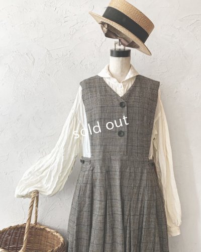 画像2: HALLELUJAH／ Robe La Petite Gardeuse d'oies ガチョウ番の少女のローブ・gray