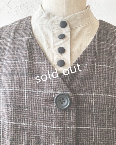 画像3: HALLELUJAH／ Robe La Petite Gardeuse d'oies ガチョウ番の少女のローブ・brown