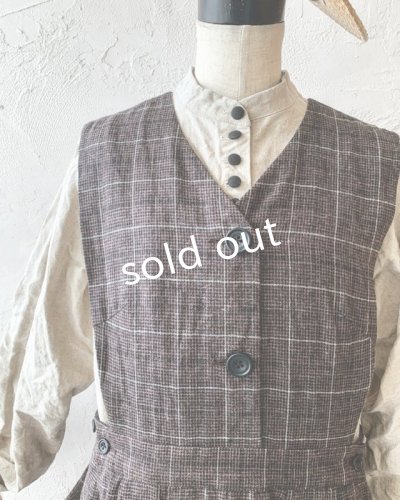 画像4: HALLELUJAH／ Robe La Petite Gardeuse d'oies ガチョウ番の少女のローブ・brown