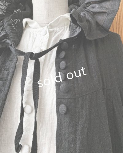 画像7: HALLELUJAH/Robe Medievale a Capuche フードドレス・black