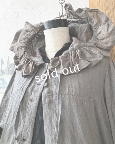 画像8: HALLELUJAH/Robe Medievale a Capuche フードドレス・gray