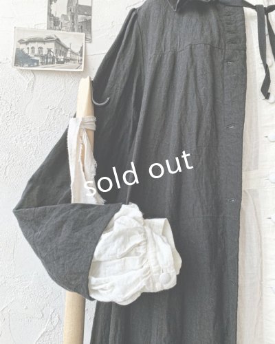 画像8: HALLELUJAH/Robe Medievale a Capuche フードドレス・black