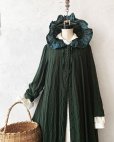 画像5: HALLELUJAH／Robe Medievale a Capuche フードドレス・dark green 