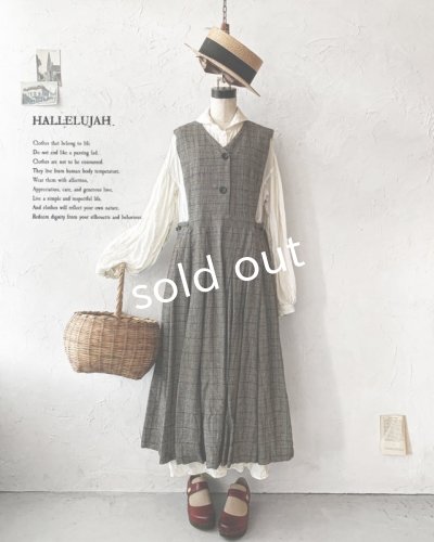 画像9: HALLELUJAH／Victorian Chemise ヴィクトリアシャツ・flax
