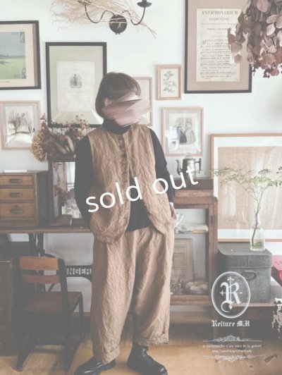 画像10: Reliure／タックパンツ・アンティークブラウン