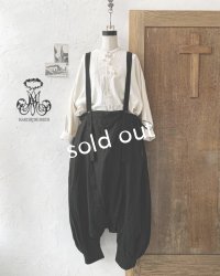 MARCHE' DE SOEUR/王様の吊りパンツ・黒