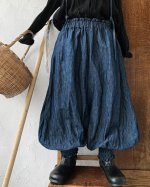 画像2: MARCHE' DE SOEUR／ピエロパンツ・デニム (2)