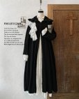 画像2: HALLELUJAH／Robe Medievale a Capuche フードドレス・black (2)