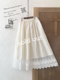 mifumi／ジュノーペチパンツ・重なりチュールレース