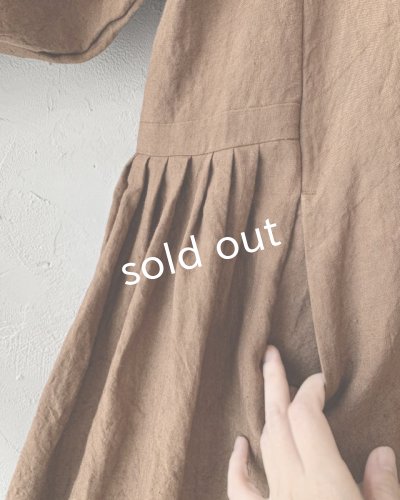 画像11: 【アンティークレースコサージュ付き】MARCHE' DE SOEUR／アンのリボンワンピース・アンティークブラウン