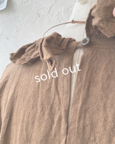 画像8: MARCHE' DE SOEUR/ラッフルウエストリボンワンピース・アンティークブラウン