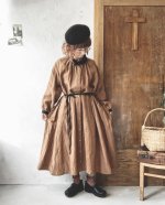 画像13: 【アンティークレースコサージュ付き】MARCHE' DE SOEUR／アンのリボンワンピース・アンティークブラウン (13)