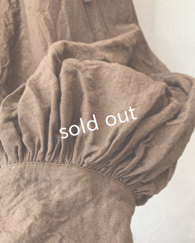 画像4: MARCHE' DE SOEUR/ラッフルウエストリボンワンピース・アンティークブラウン