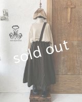 MARCHE' DE SOEUR/ワンショルダースカート・ダークセピア