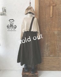 MARCHE' DE SOEUR/ワンショルダースカート・ダークセピア
