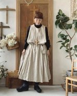 画像10: MARCHE' DE SOEUR／タブリエワンピース・クラッシュリネン (10)