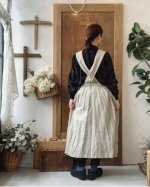 画像12: MARCHE' DE SOEUR／タブリエワンピース・クラッシュリネン (12)