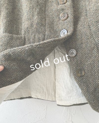 画像7: Reliure／ボタンベスト・ウールフォレスト
