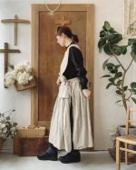 画像11: MARCHE' DE SOEUR／タブリエワンピース・クラッシュリネン (11)
