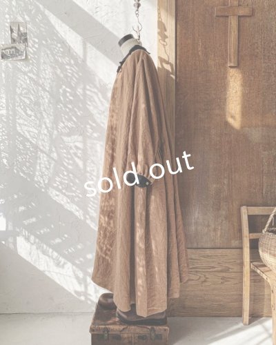 画像6: 【アンティークレースコサージュ付き】MARCHE' DE SOEUR／アンのリボンワンピース・アンティークブラウン