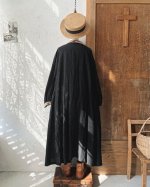 画像8: 【アンティークレースコサージュ付き】MARCHE' DE SOEUR／アンのリボンワンピース・ブラック (8)