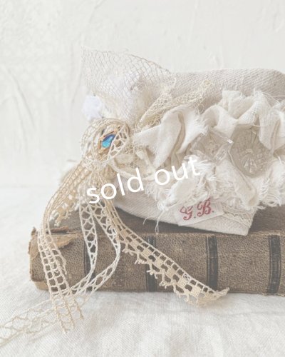 画像5: pollenbienco／アンティークレースのクッションブレスレット・A