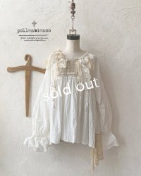 pollenbienco／アンティークレースのブラウス
