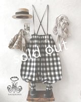 MARCHE' DE SOEUR／ほんわりピエロパンツ・ブロックチェック