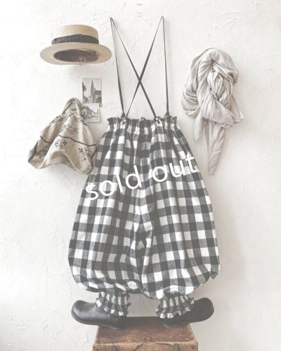 画像9: MARCHE' DE SOEUR／ほんわりピエロパンツ・ブロックチェック