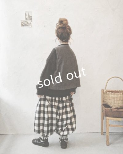 画像8: MARCHE' DE SOEUR／ほんわりピエロパンツ・ブロックチェック
