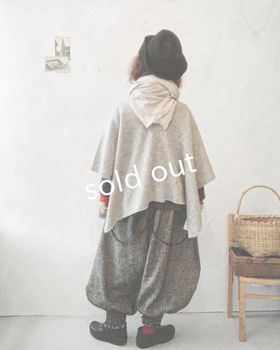 画像13: MARCHE' DE SOEUR/シェットランドウールヘリンボーン ピエロパンツ・チャコール
