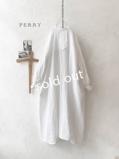 画像1: PERRY/ tie A line op・white