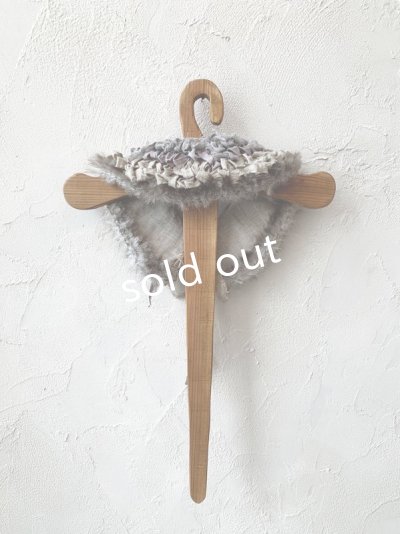 画像4: toromeco/裂き編みファーティペット・greige