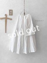 PERRY/ Vintage trimtablier sk・white