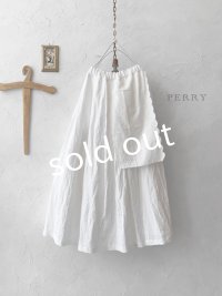 PERRY/ Vintage trimtablier sk・white