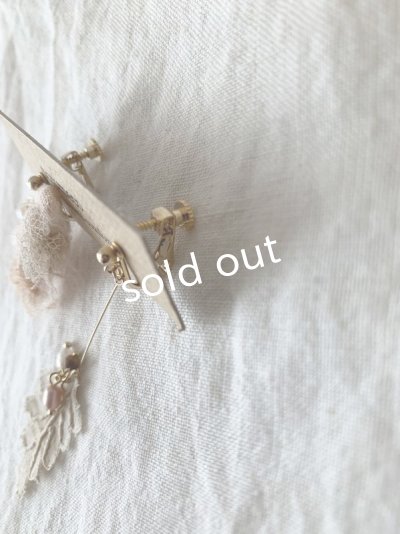 画像6: toromeco／桜染めの耳飾り・yuragi