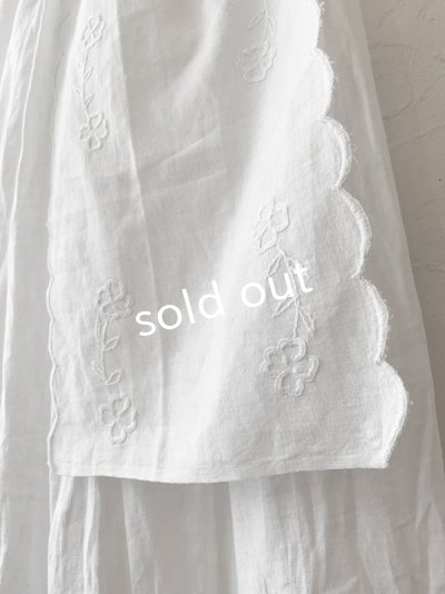 画像2: PERRY/ Vintage trimtablier sk・white