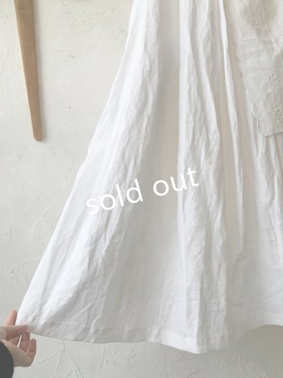 画像6: PERRY/ Vintage trimtablier sk・white