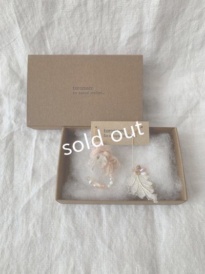 画像7: toromeco／桜染めの耳飾り・yuragi